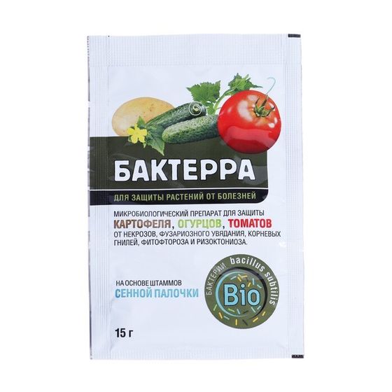 Средство от болезней растений &quot;Ваше хозяйство&quot; &quot;Бактерра&quot;, 15 г