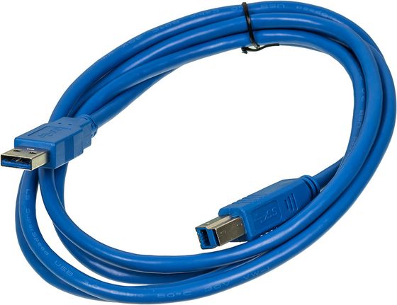 Кабель Buro USB 3.0 A(m) - B(m) 1.8м синий (USB3.0-AM/BM)