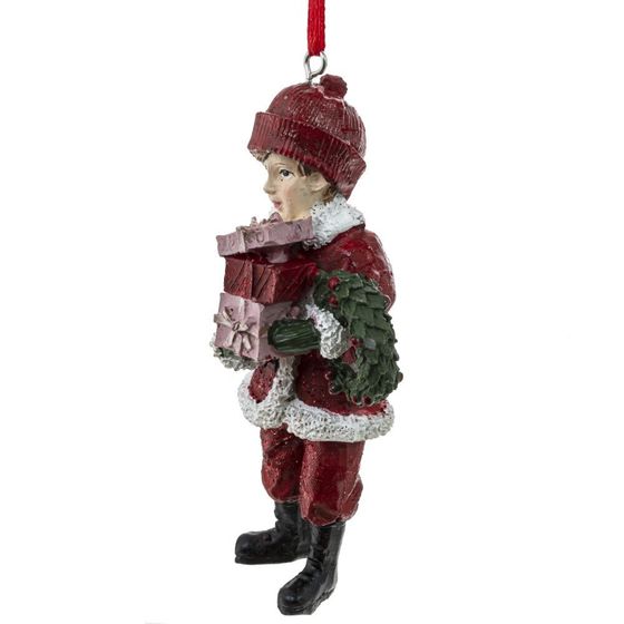 Изделие декоративное подвесное "Девочка/Мальчик", L5 W3 H11 см, 4в.