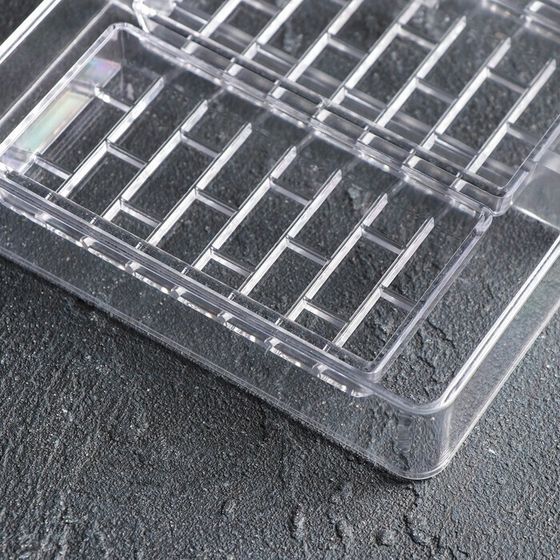 !09 Форма для шоколада и конфет «Брикс», 4 ячеек, 20×12×2,5 см, ячейка 8,5×4,2×1 см