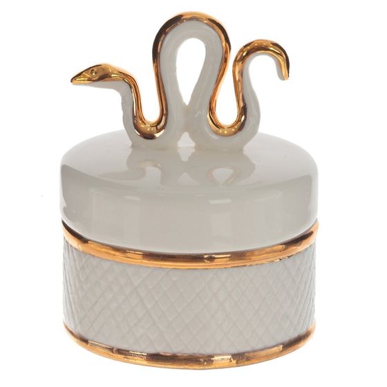 Шкатулка &quot;Змея&quot;, L6 W6 H7,5 см, 2в.