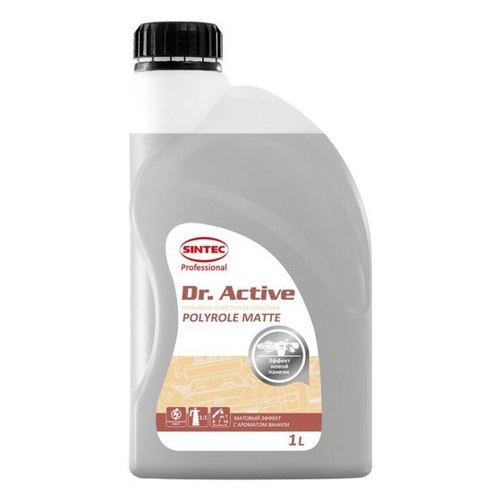 Полироль пластика Sintec Dr.Active Polyrole Matte, ваниль, 1 л