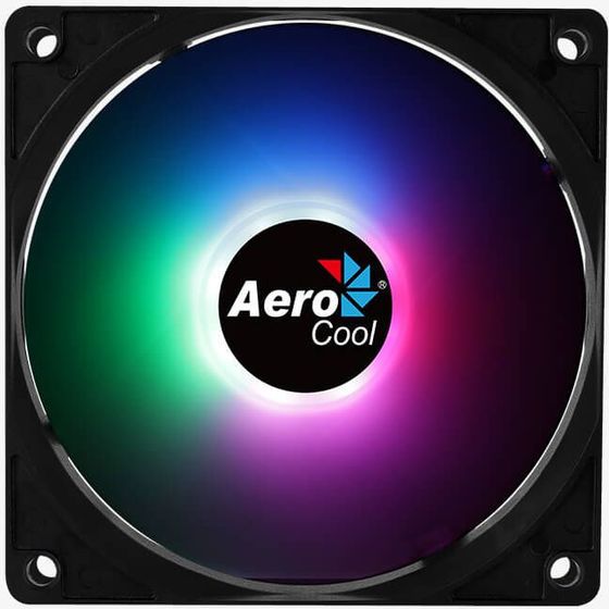 Вентилятор AeroCool Frost 12 черный 120x25мм LED 1000rpm 3-pin+4-pin Molex
