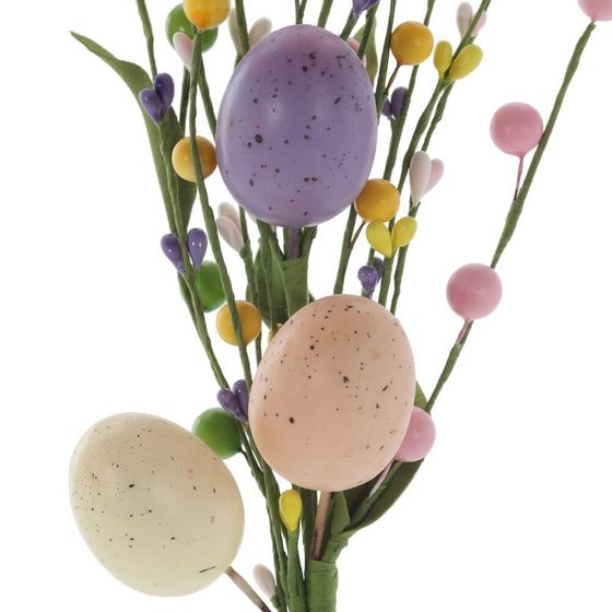Ветка искусственная "Пасхальная", L18 W10 H44 см