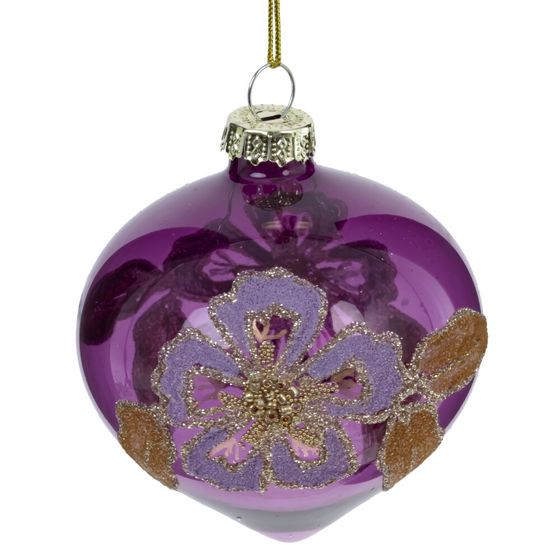 Набор из 12шт Украшение новогоднее "Шар", D8 см, L34 W25 H9 см