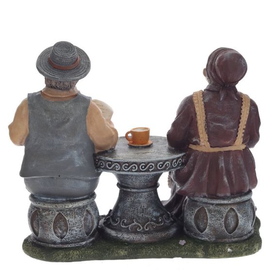 Фигурка декоративная &quot;Бабушка с дедушкой&quot;, Д20 Ш11 В17 см, 2в.