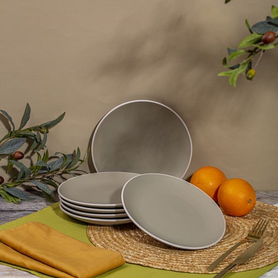 Тарелка обеденная SCANDY OLIVE 24см