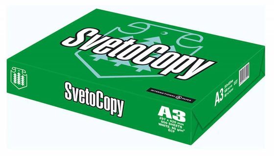 Бумага Svetocopy A3 марка C/80г/м2/500л./белый CIE146% общего назначения(офисная)