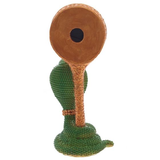 Фигурка декоративная с часами &quot;Змейка&quot; (AAAх1 н/п), L9,5 W8 H22 см, 2в.