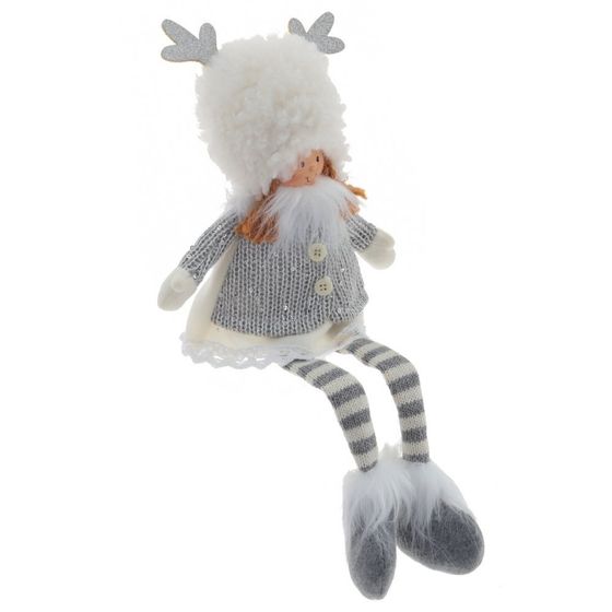 Игрушка набивная &quot;Девочка&quot;, L12 W6 H35 см, 2в.