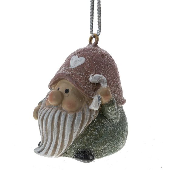 Украшение декоративное подвесное&quot;Гном&quot;, L4 W3 H4 см, 2в.