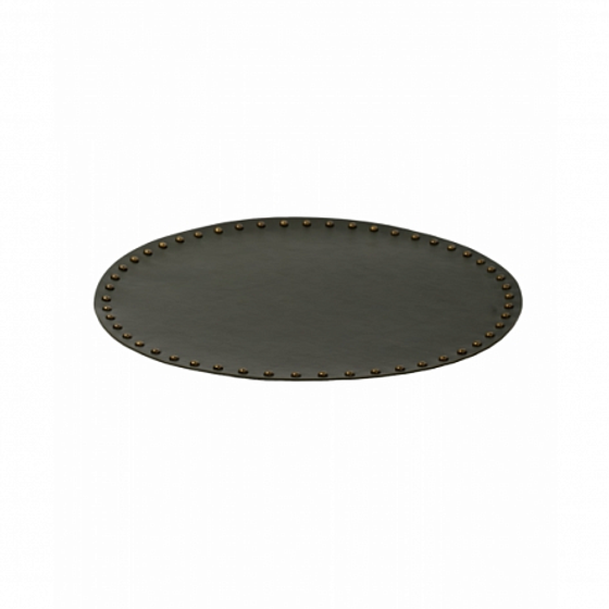 Сервировочная салфетка VINTAGE с заклепками, хаки