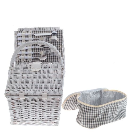 Корзина для пикника на 4 персоны, L45,5 W30,5 H41 см