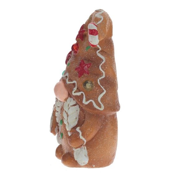 Фигурка декоративная с подсветкой &quot;Гном&quot;, L10,5 W6,5 H15,5 см (LR44 2 шт)