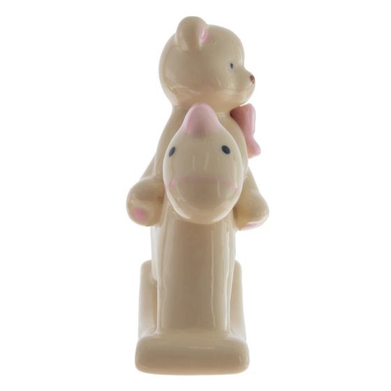 Фигурка декоративная &quot;Мишка на лошадке&quot;, Д8 Ш3,5 В8,5 см, 2в.