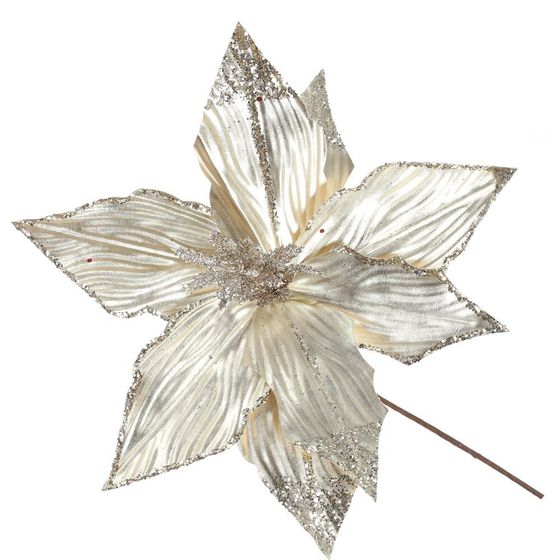 Цветок искусственный &quot;Пуансеттия&quot;, L27 W27 H39,5 см