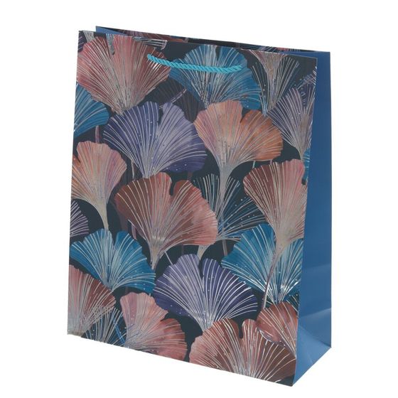 Пакет подарочный (бумага 210г/м2, блок микс 12шт), L30 W12 H41,5 см, 4в.