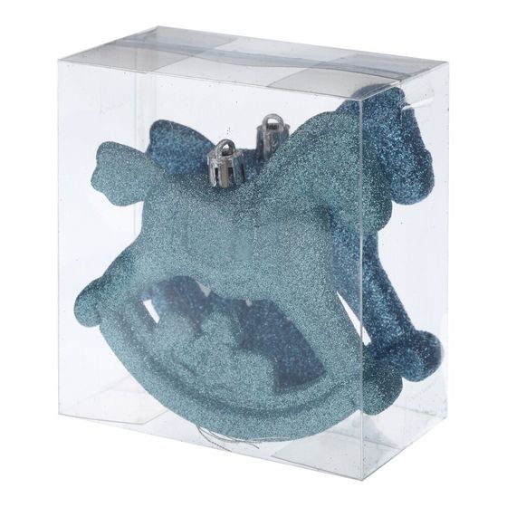 Набор из 2шт, Украшение новогоднее &quot;Лошадка&quot;, L10 W5 H11 см