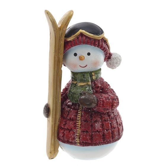 Фигурка декоративная &quot;Снеговик&quot;,  L5 W5 H11 см, 2в.