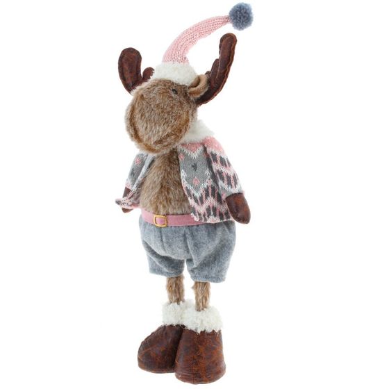 Игрушка набивная &quot;Лось&quot;, L20 W12 H55/37 см, 2в.