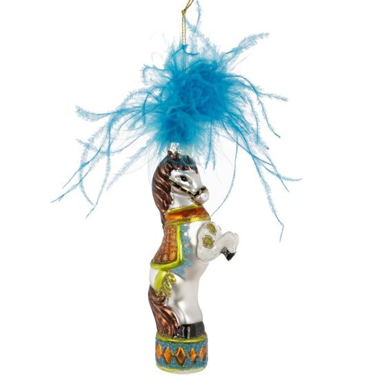 Украшение новогоднее &quot;Лошадка&quot;, L5 W3 H15 см, 3в.