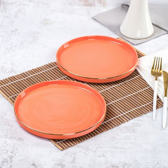 Тарелка десертная CORAL GOLD 21см