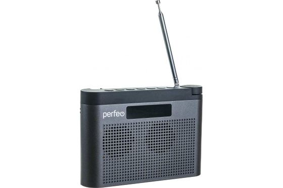 Радиоприемник Perfeo PF_C4941 I70GR ТАЙГА серый