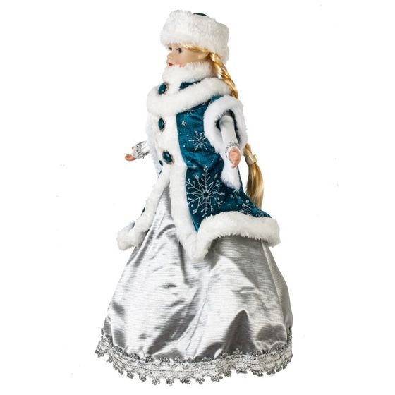 Снегурочка с ёмкостью для конфет, L20 W14 H45 см