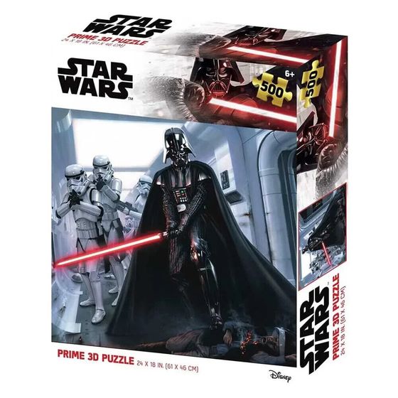 PRIME 3D Star Wars Darth Vader And Stormtrooper Puzzle 500 pieces