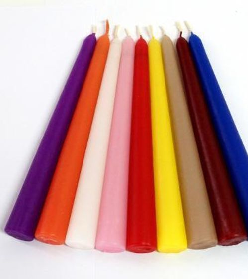 !09 НАБОР 7 ШТУК - Свеча " Кононическая" 240 мл. Розовая