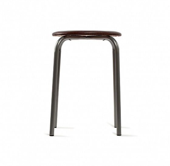 Табурет Ника эконом 2 круглый коричневый