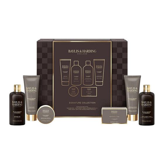 Black pepper &amp; ginseng body care gift set 6 pcs