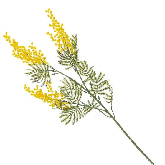 Цветок искусственный &quot;Мимоза&quot;, L32 W9 H85 см