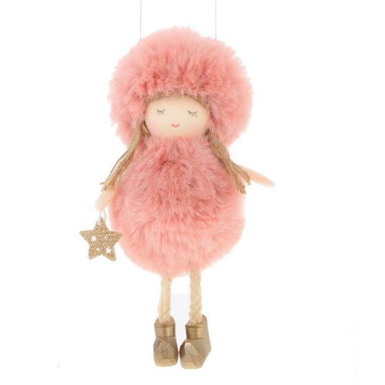 Изделие декоративное подвесное &quot;Девочка&quot;, L7 W5 H14 см, 4в.