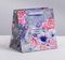 !Пакет крафтовый квадратный «Цветочный вихрь», 30 × 30 × 12 см