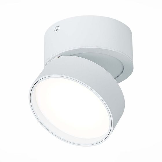 Светильник потолочный поворотный St Luce. ST651.542.14. 1х14 Вт, LED, 4000K, 1100 Lm, 10,5х10,5х8,8 см, цвет белый