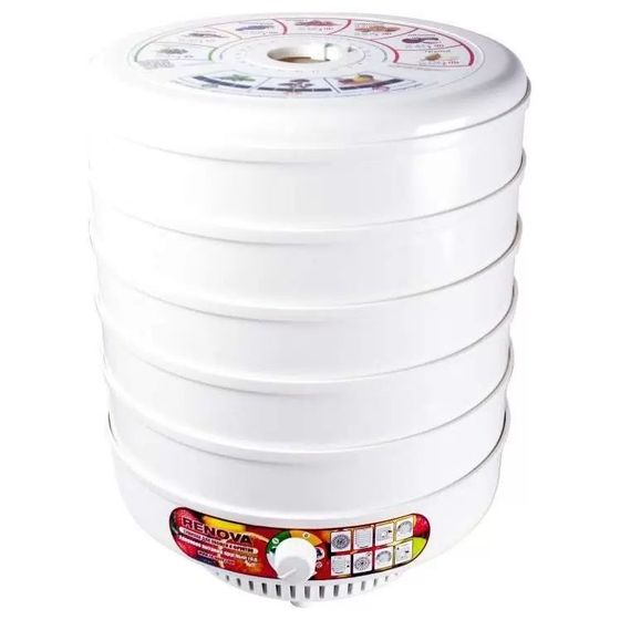 Сушилка для овощей и фруктов Renova DH-500V/5 500Вт 5подд. белый