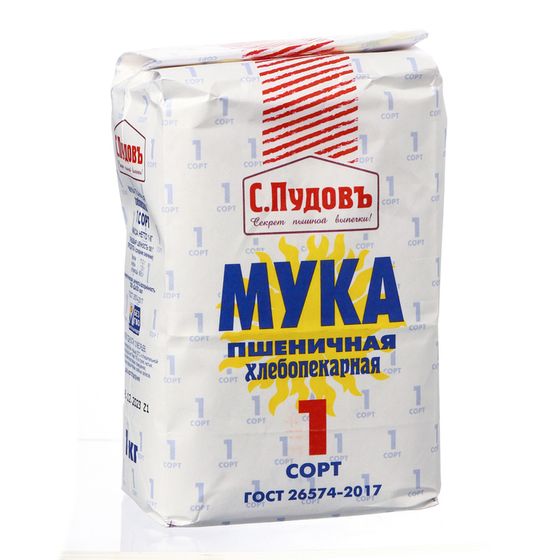 Мука пшеничная&quot; С.Пудовъ&quot;, 1 сорт, 1 кг