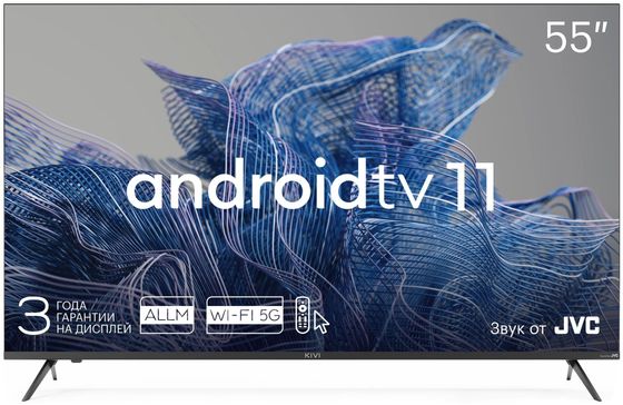 Телевизор LED 55&quot; Kivi 55U750NB серый 4K UHD SmartTV