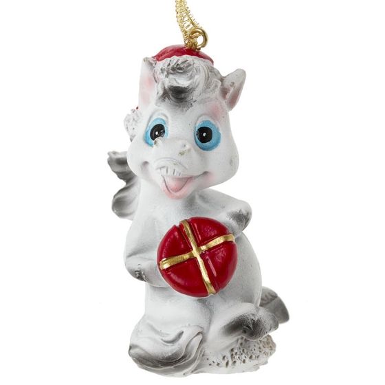 Фигурка декоративная подвесная &quot;Лошадка&quot;, L4,5 W4 H7 см, 4в.