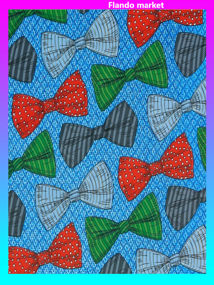 !09 Бумага глянцевая (набор 5 листов) "Бабочки" 50 × 70 см.