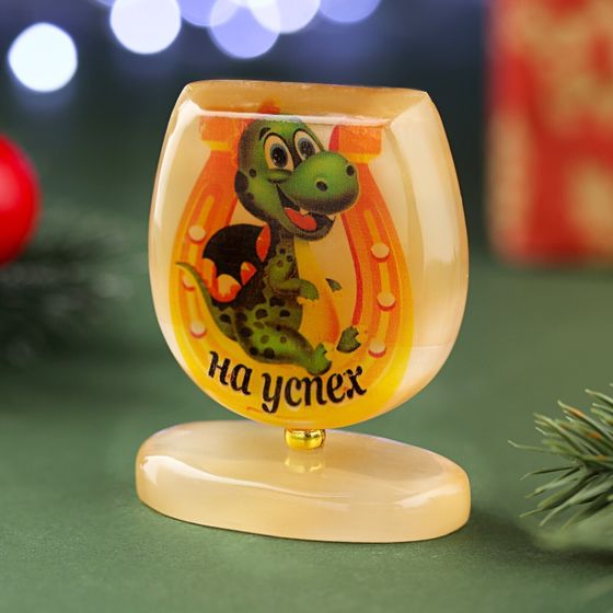 !09 Сувенир &quot;На успех&quot;, на подставке, селенит