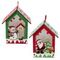Изделие декоративное подвесное &quot;Домик&quot; с подсветкой, L8 W6,5 H10 см, 2в.