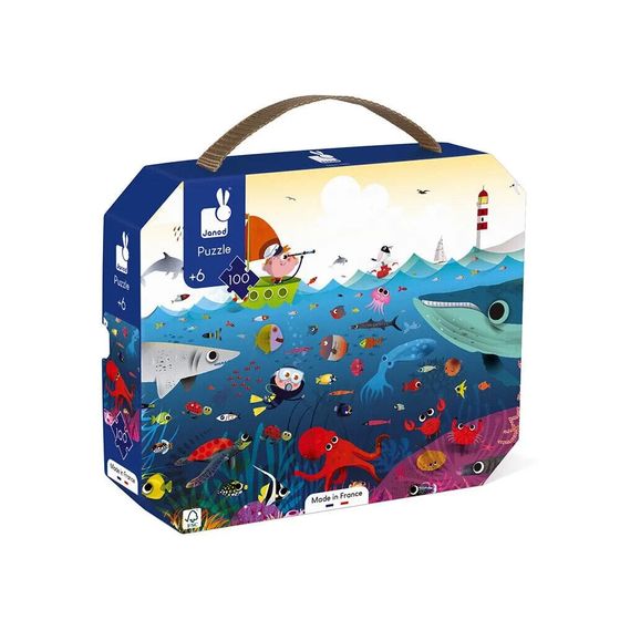 JANOD Puzzle The Underwater World 100 pieces