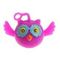 !09 Мялка (набор 3 штуки) «Сова», на резинке, цвет фиолетовый