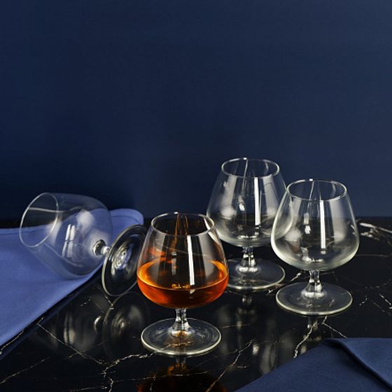 Набор фужеров (бокалов) для коньяка СИГНАТЮР (ЭТАЛОН) 4шт 410мл