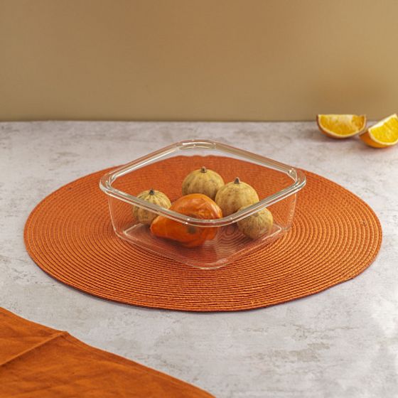 Контейнер ПЮРБОКС АКТИВ НЕОН ОРАНЖЕВЫЙ 1220мл квадратный