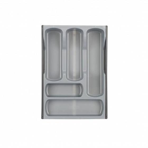 Лоток для приборов AKCESORIA KUCHENNE BASIC серый раздвижной