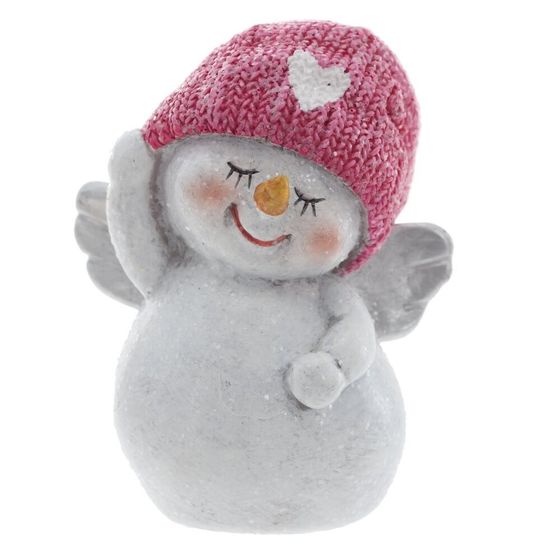 Фигурка декоративная &quot;Снеговик&quot;, L6 W3,5 H7 см, 2в.