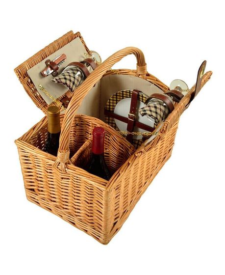 Vineyard Willow Wine, Picnic Basket with service for 2